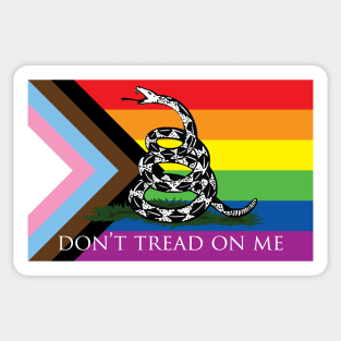 Don't Tread On Me - Pride Sticker